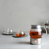 UNITEA Cup & Saucer 230ml Acciaio inossidabile