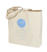 JUST T Shopping Bag – Einkaufstasche aus 100 % Baumwolle